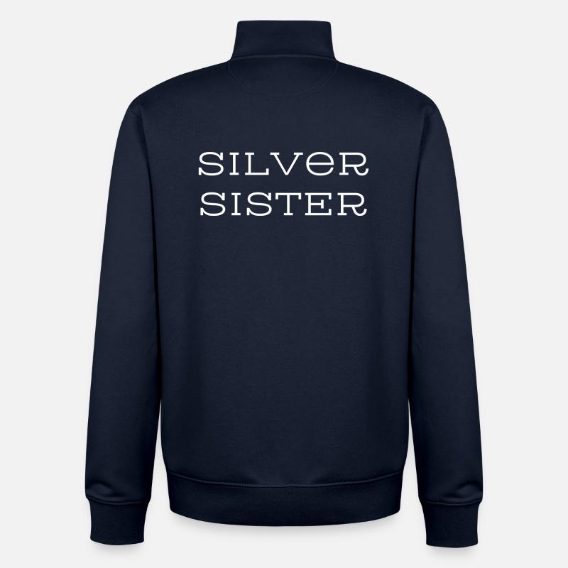 SilverSister modern - Unisex Organic Zip Sweatshirt von Stanley/Stella - Navy