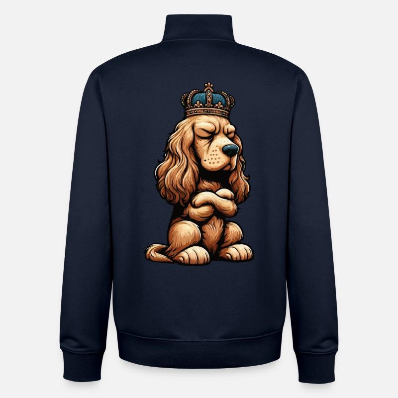 Cocker Spaniel Cockerhund Cocker Spaniel Besitzer - Unisex Organic Zip Sweatshirt von Stanley/Stella - Navy