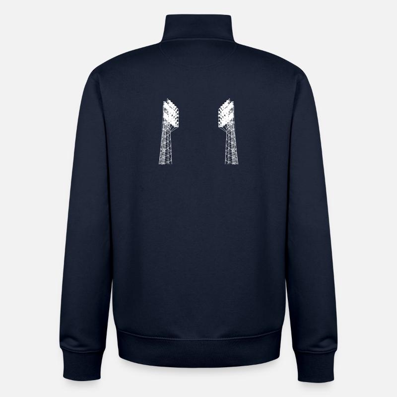Flutlichter - Unisex Organic Zip Sweatshirt von Stanley/Stella - Navy