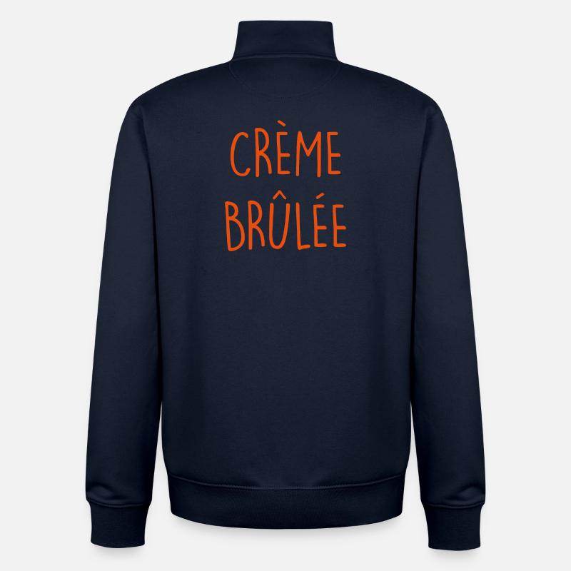CREME BRULEE Pudding - Unisex Organic Zip Sweatshirt von Stanley/Stella - Navy