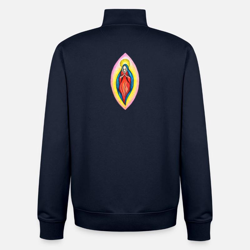 Vulva Maria - Unisex Organic Zip Sweatshirt von Stanley/Stella - Navy