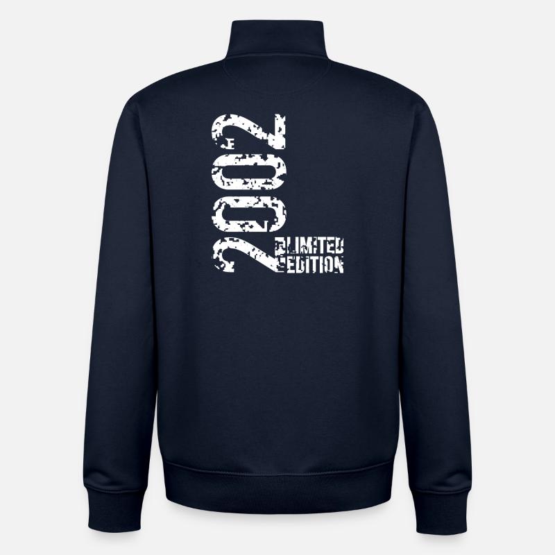 Limited édition l'an 2002 - Sweat zippé unisexe en coton bio Stanley/Stella - marine