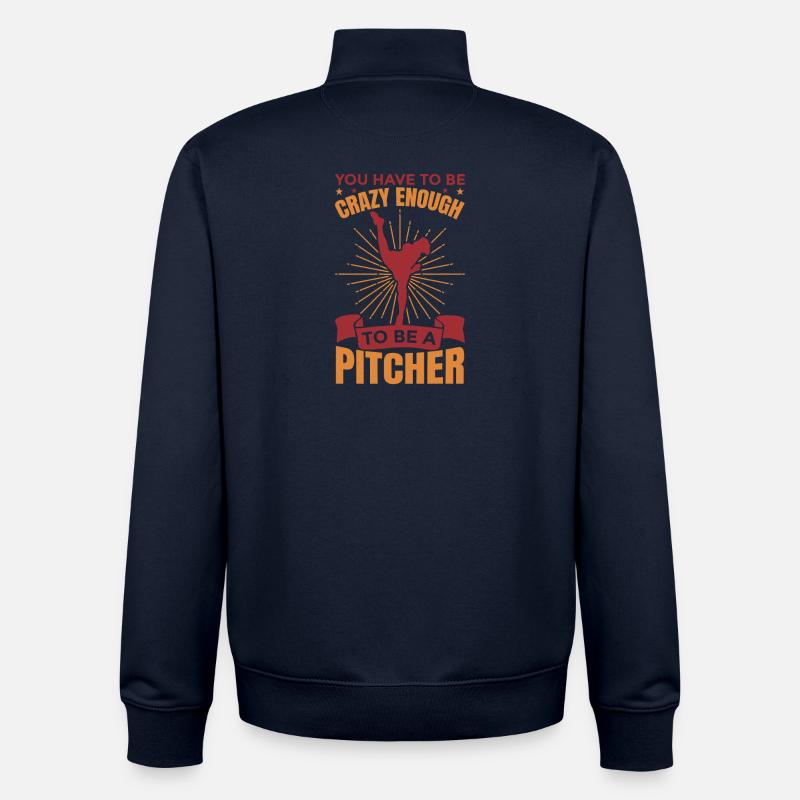 Motivation du lanceur - Sweat zippé unisexe en coton bio Stanley/Stella - marine