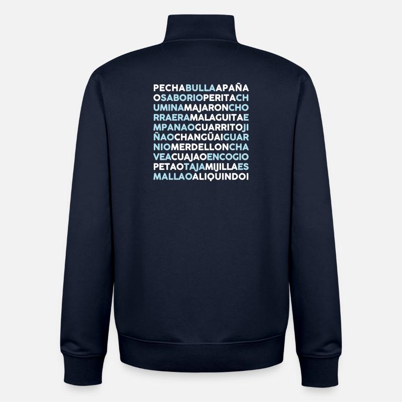 Malaguita (dunkel) - Unisex Organic Zip Sweatshirt von Stanley/Stella - Navy