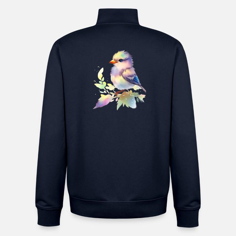 süßer Vogel - Unisex Organic Zip Sweatshirt von Stanley/Stella - Navy