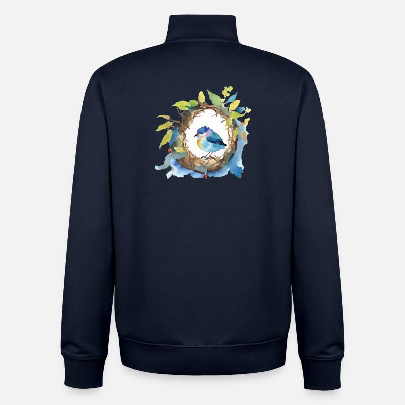 Vogel - Unisex Organic Zip Sweatshirt von Stanley/Stella - Navy