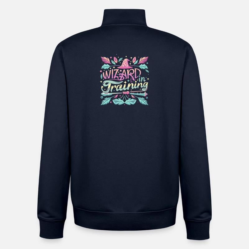 Sorcier en formation - Sweat zippé unisexe en coton bio Stanley/Stella - marine