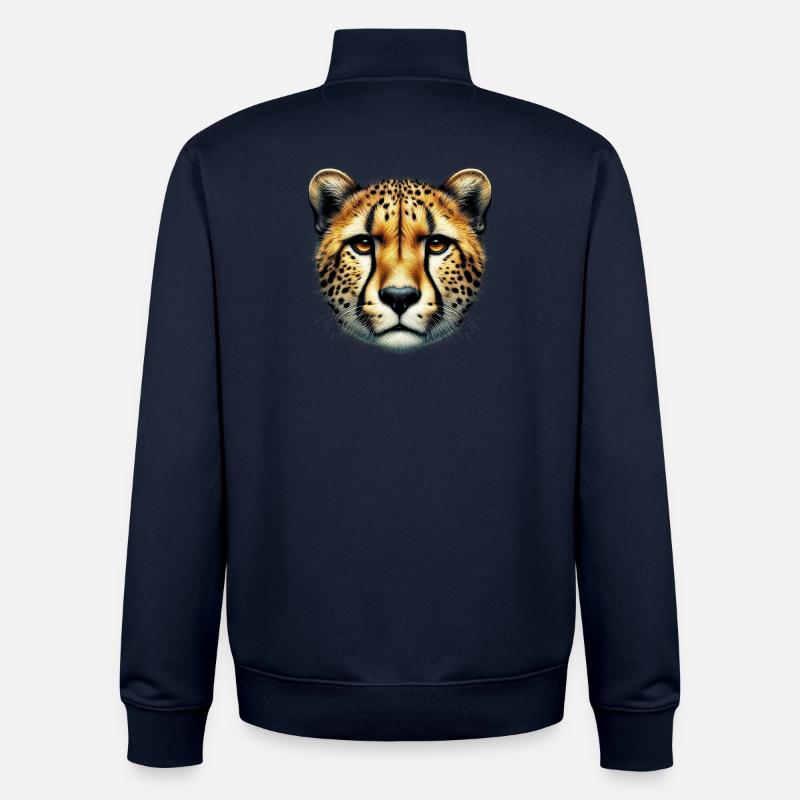 Gepard - Unisex Organic Zip Sweatshirt von Stanley/Stella - Navy