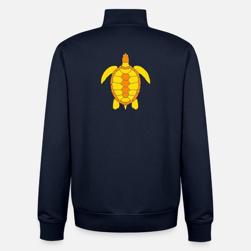 TURTLE - Unisex Organic Zip Sweatshirt von Stanley/Stella - Navy