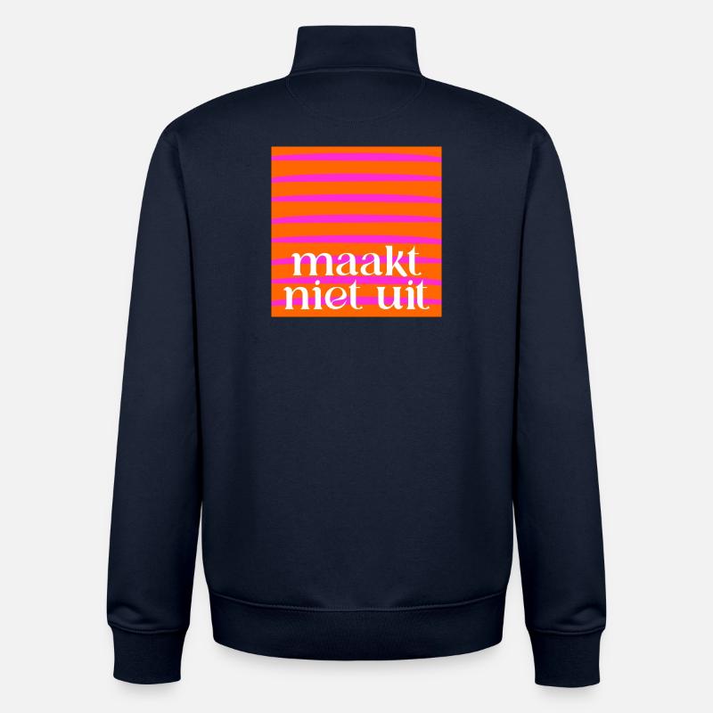 Doesn't matter - Unisex Organic Zip Sweatshirt by Stanley/Stella - navy