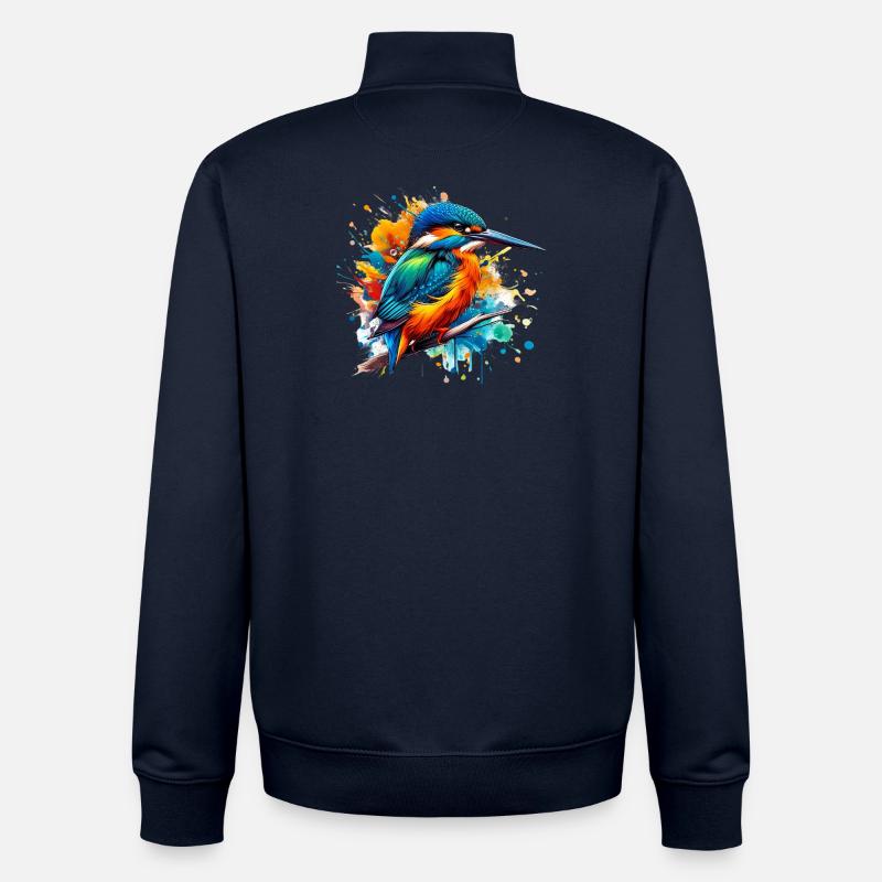Eisvogel - Unisex Organic Zip Sweatshirt von Stanley/Stella - Navy