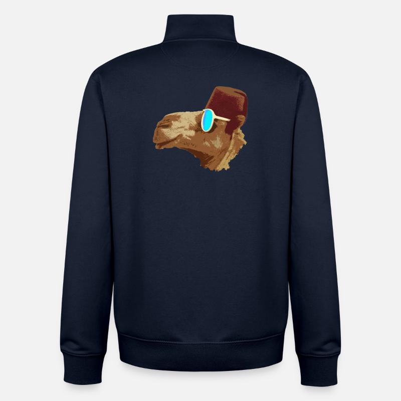 Kamel Cool - Unisex Organic Zip Sweatshirt von Stanley/Stella - Navy