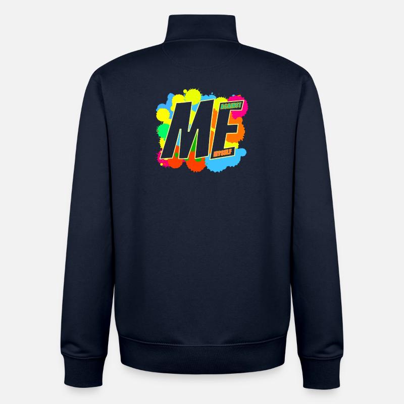 MOI & Moi-même - Sweat zippé unisexe en coton bio Stanley/Stella - marine
