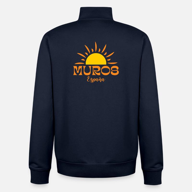 Muros España Suncrest-Logo - Unisex Organic Zip Sweatshirt von Stanley/Stella - Navy