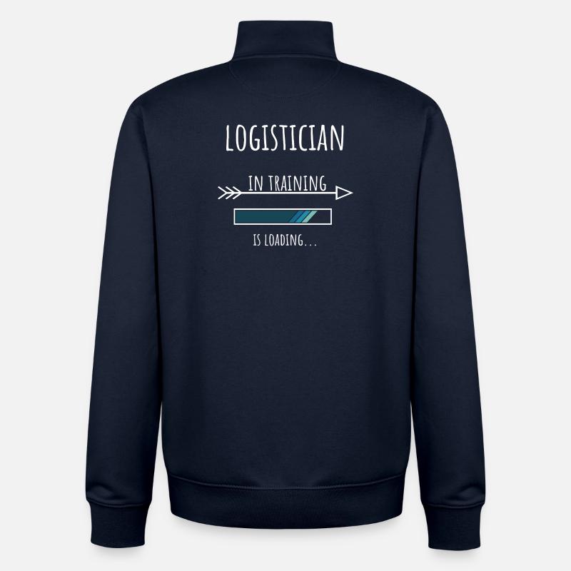 Logistician in Ausbildung Beruf Geschenk - Unisex Organic Zip Sweatshirt von Stanley/Stella - Navy
