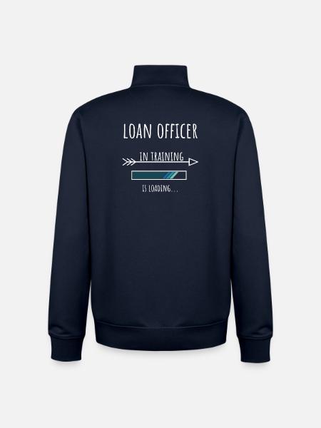 Loan Officer in Training Profession Gift - Unisex Organic Zip Sweatshirt by Stanley/Stella - navy