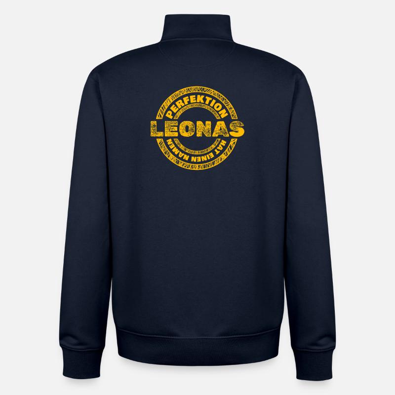 Leonas Leonas - Unisex Organic Zip Sweatshirt by Stanley/Stella - navy