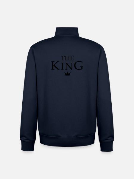 King Queen Partnerlook - Unisex Organic Zip Sweatshirt von Stanley/Stella - Navy