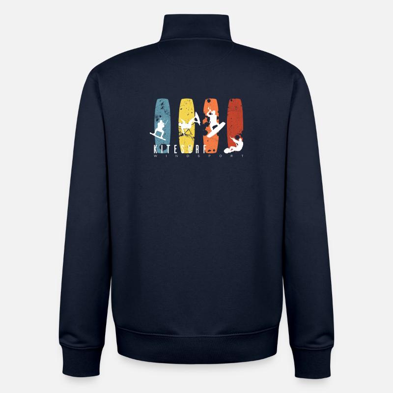 KITESURF - Unisex Organic Zip Sweatshirt von Stanley/Stella - Navy