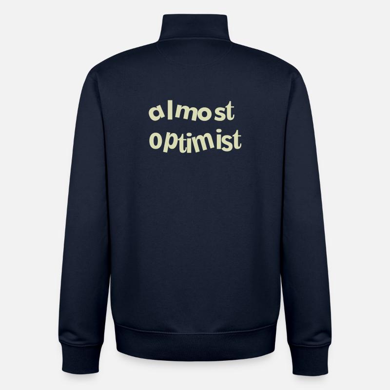 Optimist - Sweat zippé unisexe en coton bio Stanley/Stella - marine