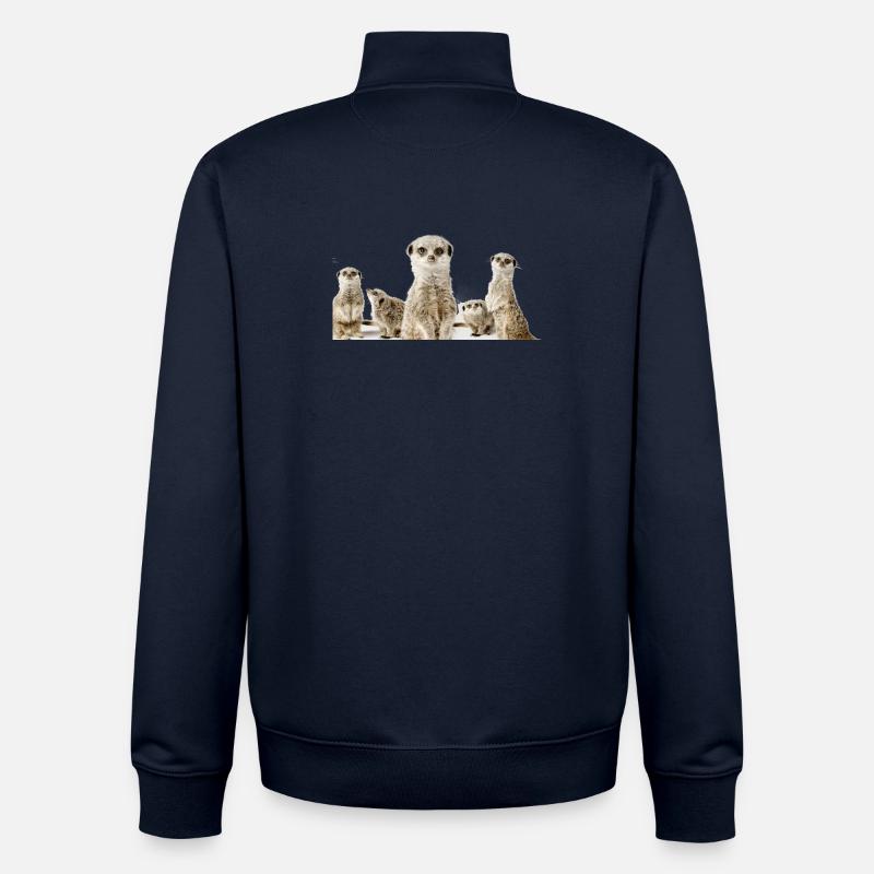 Erdhörnchen - Unisex Organic Zip Sweatshirt von Stanley/Stella - Navy