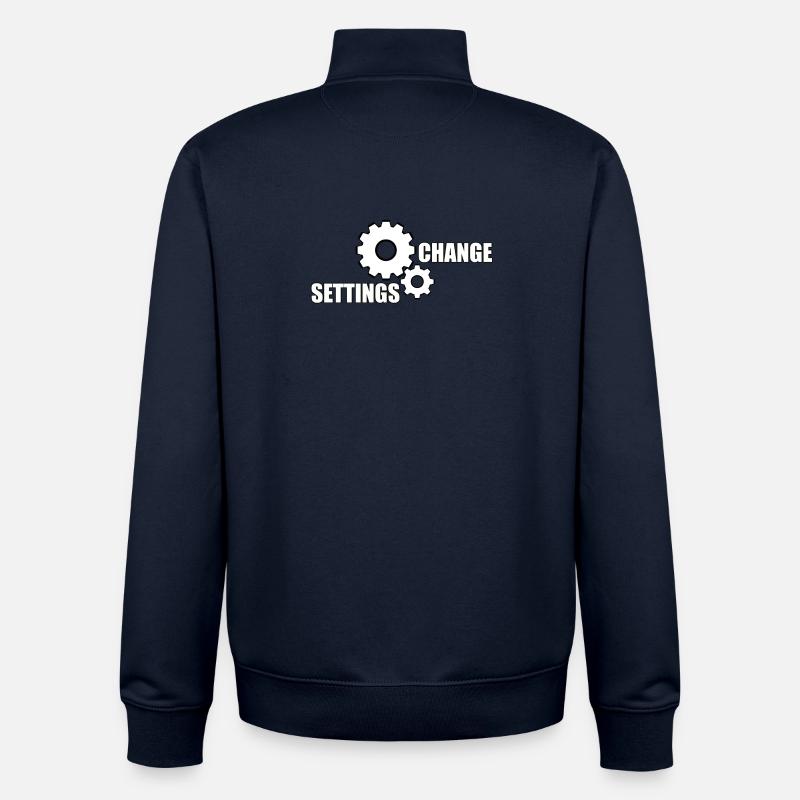 CHANGE SETTINGS - Unisex Organic Zip Sweatshirt von Stanley/Stella - Navy