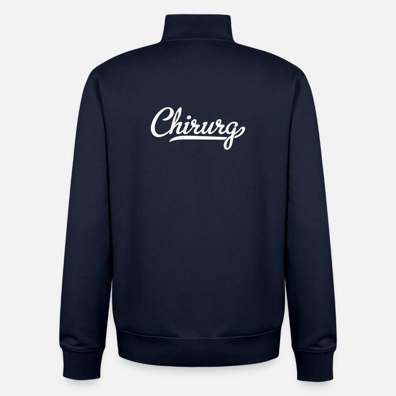 Chirurg - Unisex Organic Zip Sweatshirt von Stanley/Stella - Navy