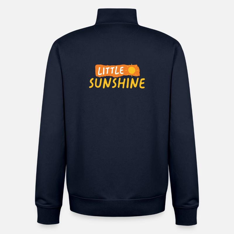 PETIT RAYON DE SOLEIL - Sweat zippé unisexe en coton bio Stanley/Stella - marine