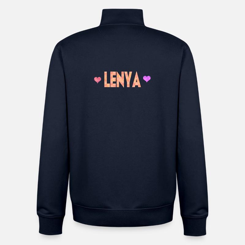 Lenya - Unisex Organic Zip Sweatshirt by Stanley/Stella - navy