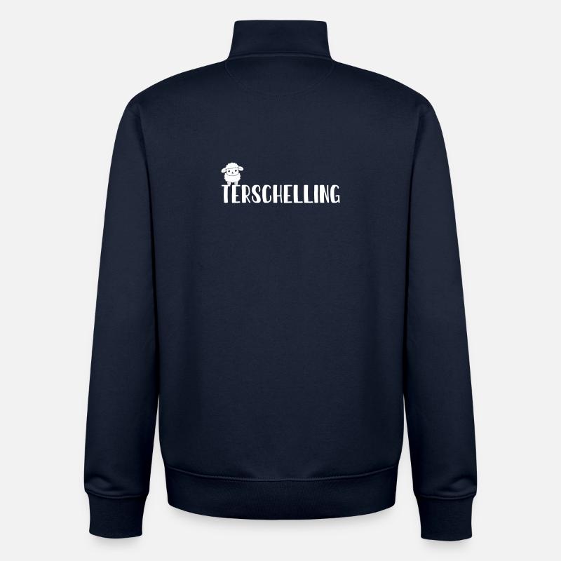 Süßes Schaf Terschelling - Unisex Organic Zip Sweatshirt von Stanley/Stella - Navy