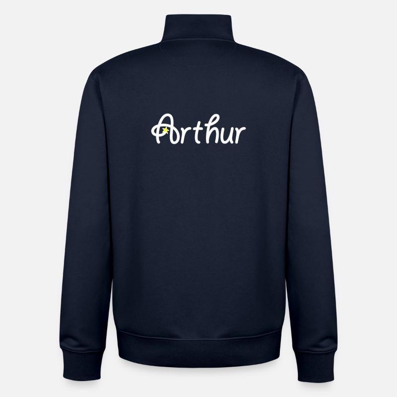 Arthur. - Unisex Organic Zip Sweatshirt von Stanley/Stella - Navy