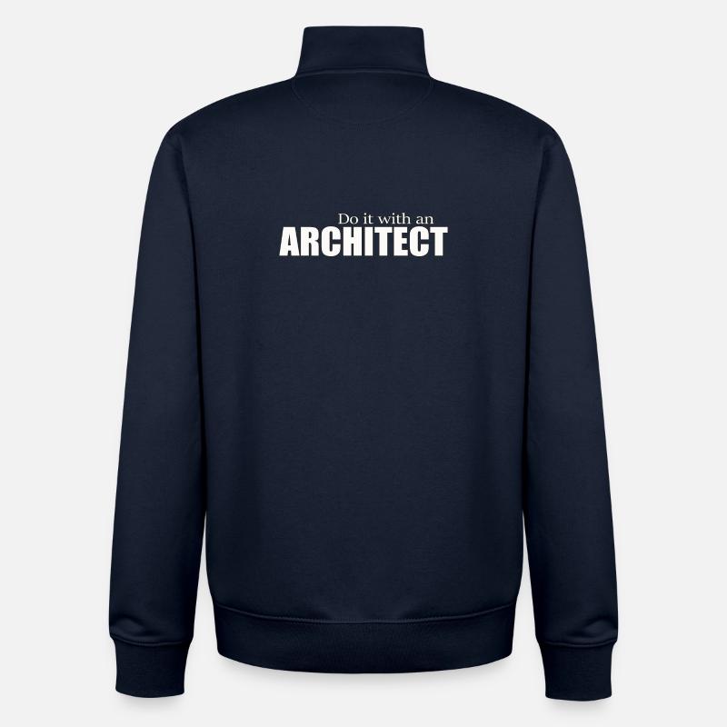 ARCHITECT - Unisex Organic Zip Sweatshirt von Stanley/Stella - Navy