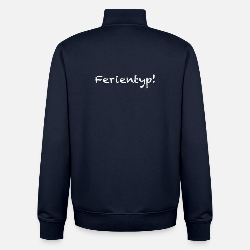 Ferientyp Design - Unisex Organic Zip Sweatshirt von Stanley/Stella - Navy