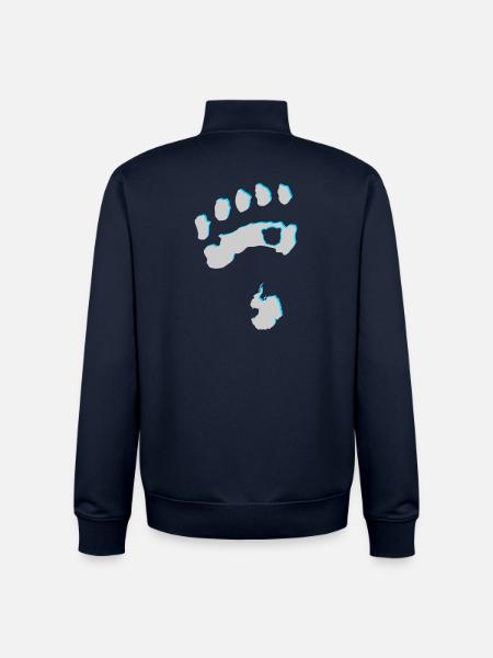 Eisbär 8 - Unisex Organic Zip Sweatshirt von Stanley/Stella - Navy