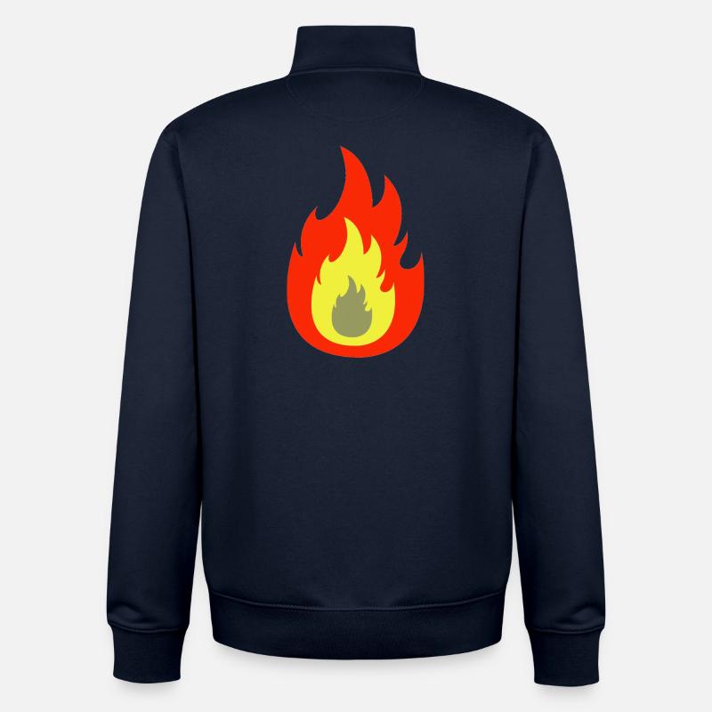 Feuerflamme - Unisex Organic Zip Sweatshirt von Stanley/Stella - Navy