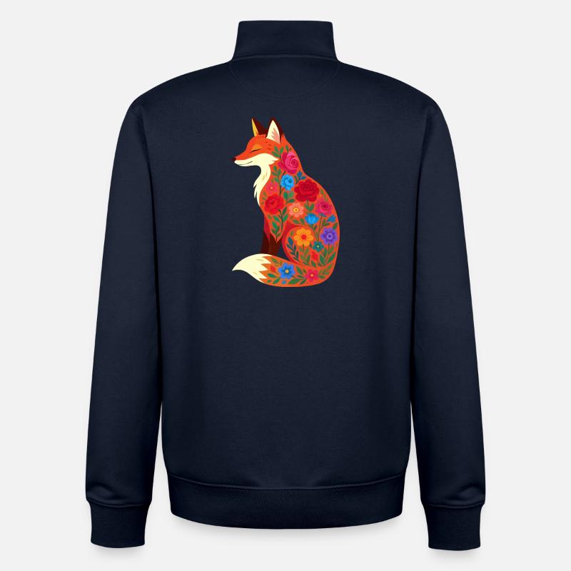 Fuchs - Unisex Organic Zip Sweatshirt von Stanley/Stella - Navy