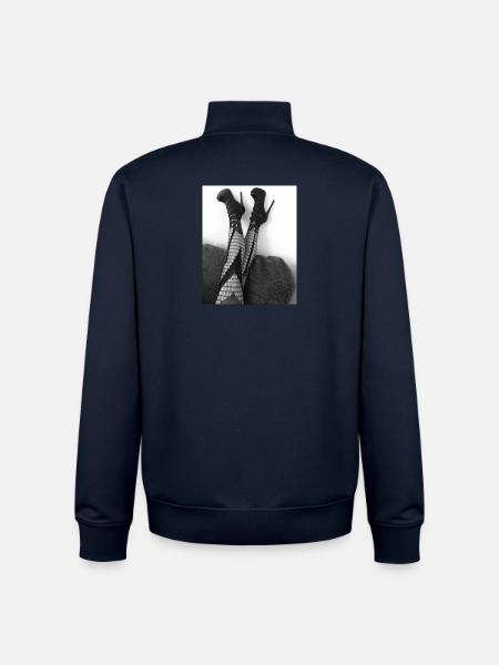 7E6FB826 AD47 4463 A545 90E6508F6BF1 - Unisex Organic Zip Sweatshirt by Stanley/Stella - navy