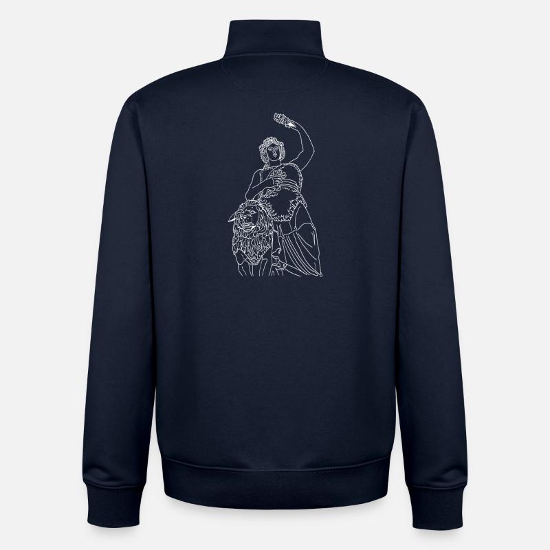 Bavière Munich - Sweat zippé unisexe en coton bio Stanley/Stella - marine