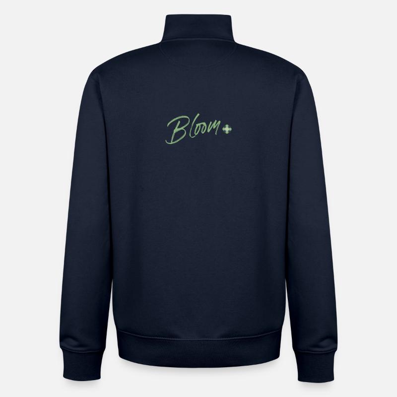 Blühen - Unisex Organic Zip Sweatshirt von Stanley/Stella - Navy