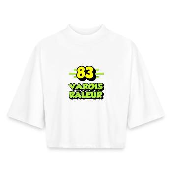 Complaining Var - Boxy Women's Recycled 1/2 Sleeved T-Shirt by Stanley/Stella - white - Front - AI Model Female 172 dark (172cm)