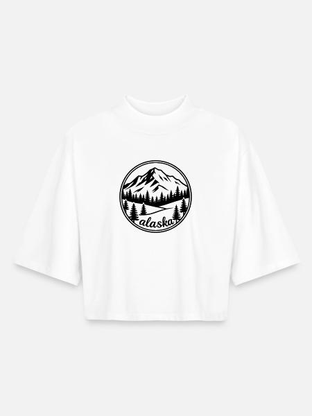 Alaska - Boxy Frauen Recyceltes 1/2 Sleeved T-Shirt by Stanley/Stella - Weiß
