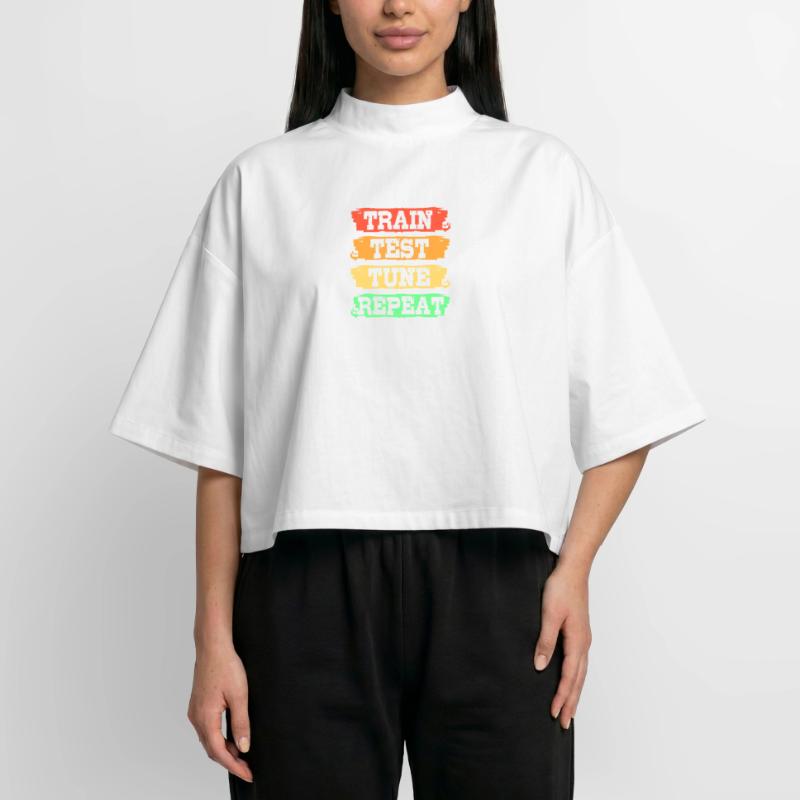 GPT Coder Programmierer Boxy Frauen Recyceltes 1/2 Sleeved T-Shirt by Stanley/Stella