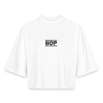 Bop - Boxy Frauen Recyceltes 1/2 Sleeved T-Shirt by Stanley/Stella - Weiß - Vorne - AI Model Female 172 dark (172cm)