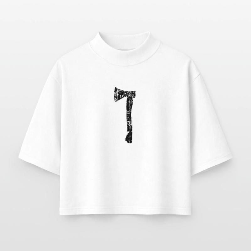 Beil oder Axt (Vintage) Boxy Frauen Recyceltes 1/2 Sleeved T-Shirt by Stanley/Stella