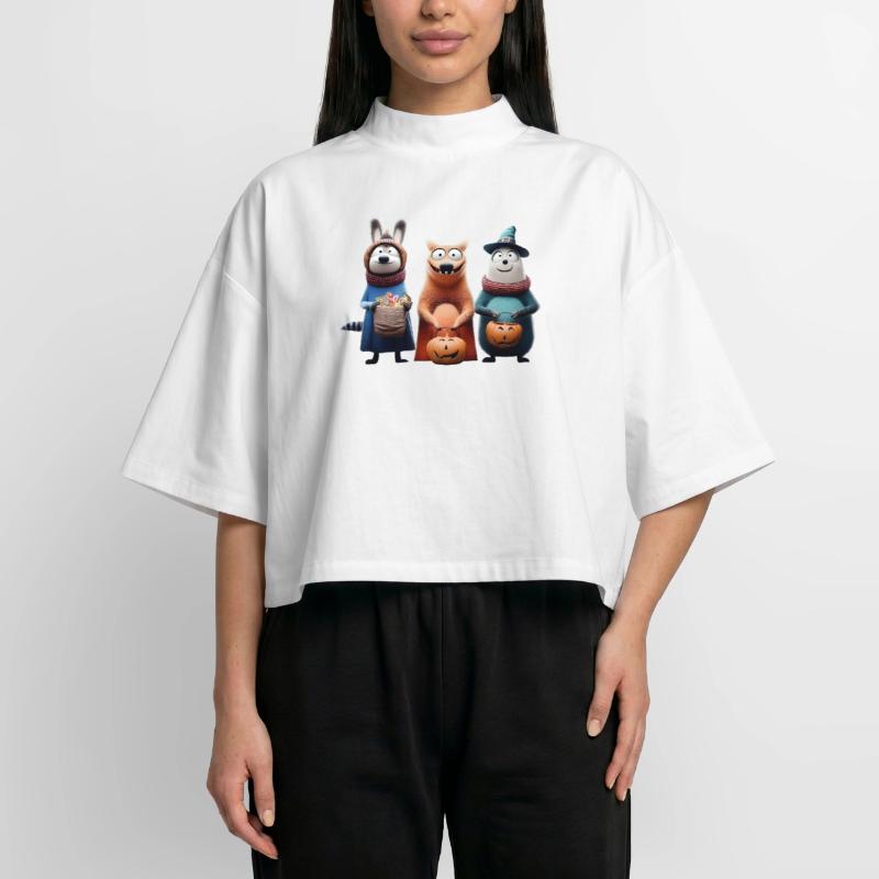 Halloween Squad – Süßes oder Saures Wooligans Boxy Frauen Recyceltes 1/2 Sleeved T-Shirt by Stanley/Stella