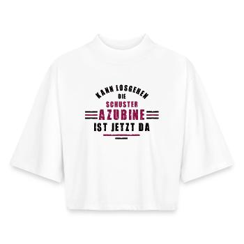 Trainee Shoemaker Apprenticeship Training Shoemaker - Boxy Women's Recycled 1/2 Sleeved T-Shirt by Stanley/Stella - white - Front - AI Model Female 172 dark (172cm)