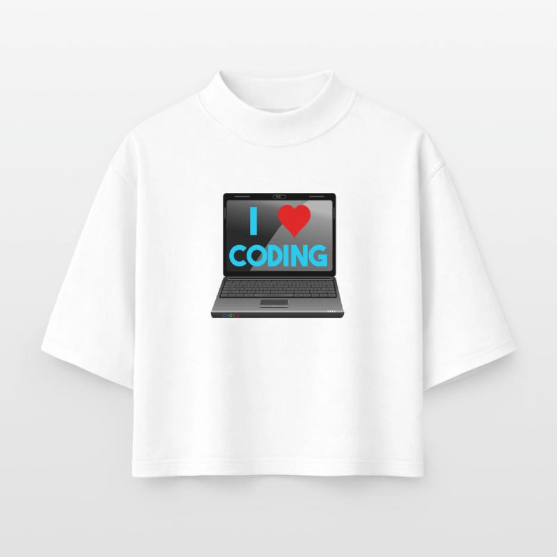 Programming, Programmer, Computer Scientist Boxy Women's Recycled 1/2 Sleeved T-Shirt by Stanley/Stella