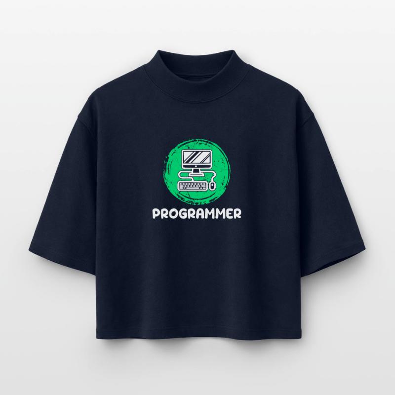 Computer Developer Programmierer Computerfreak Boxy Frauen Recyceltes 1/2 Sleeved T-Shirt by Stanley/Stella