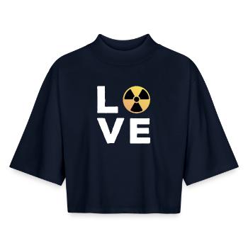 Love Gift Manip Radioologist Radiology - Boxy Women's Recycled 1/2 Sleeved T-Shirt by Stanley/Stella - navy - Front - AI Model Female 172 light (172cm)