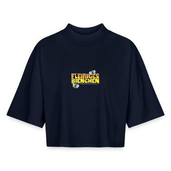 Fleißiges Bienchen - Boxy Frauen Recyceltes 1/2 Sleeved T-Shirt by Stanley/Stella - Navy - Vorne - AI Model Female 172 light (172cm)